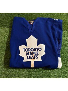 Vintage Toronto Maple Leafs jersey mens XL blue white koho sweater long sleeve